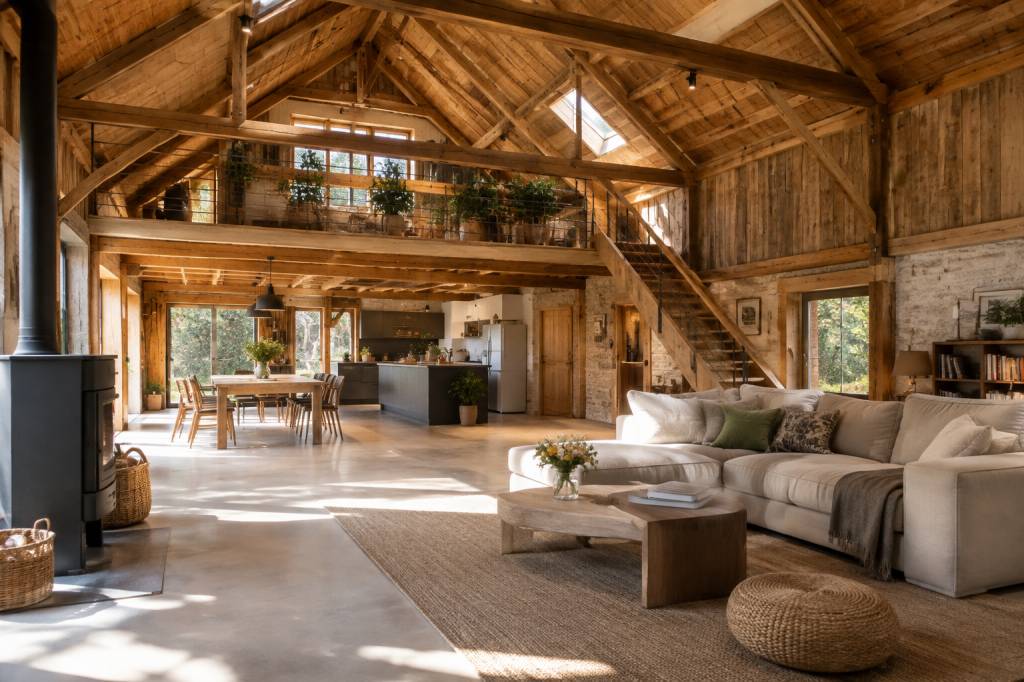 Aménagement grange en habitation : étapes, coûts et solutions écologiques