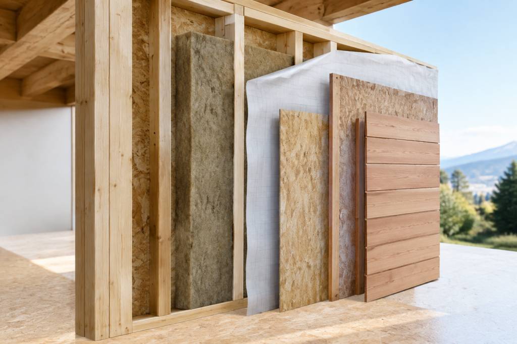 Composition mur ossature bois : les éléments essentiels pour une maison performante