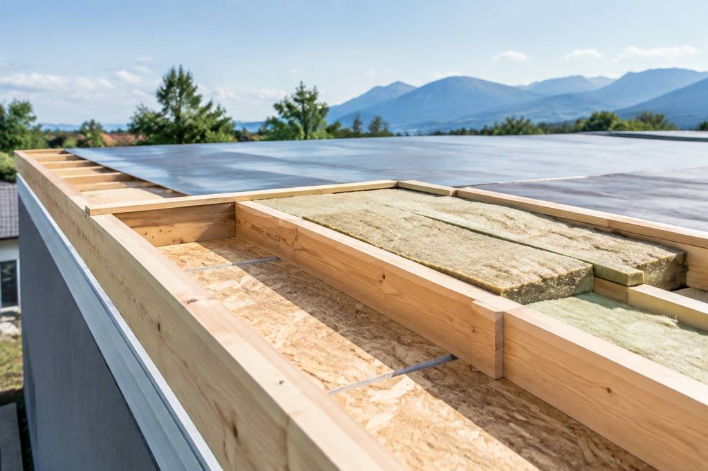 Charpente pour toiture plate : structure, matériaux et isolation performante
